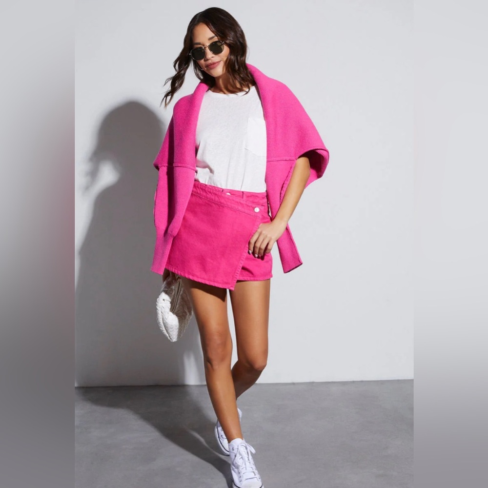 VICI Pink Denim Skort